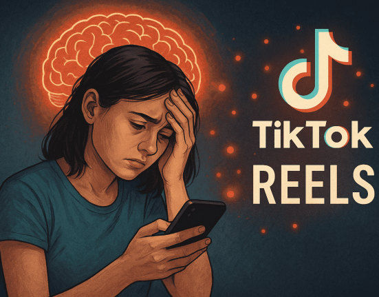Короткі відео TikTok і Reels стимулюють дофамін, викликають залежність, погіршують увагу та сон. Експерти порівнюють ефект із алкоголем.