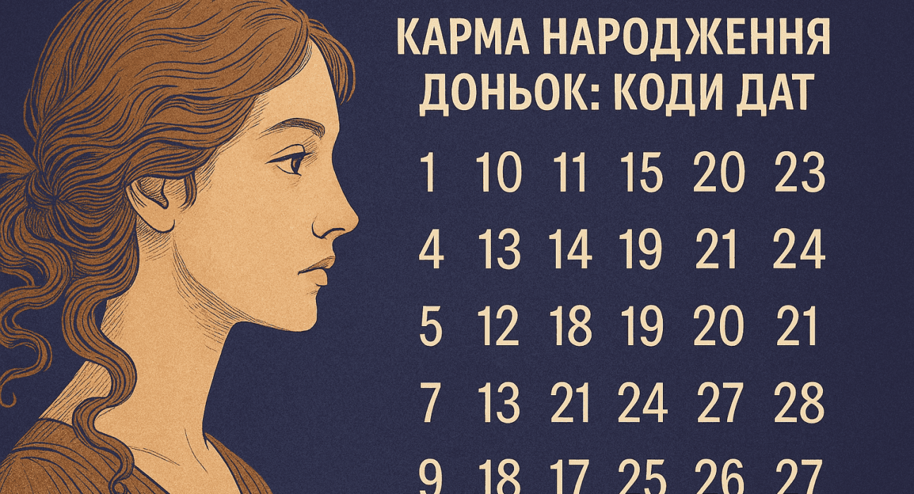 Дізнайтесь, яку карму несуть дати народження доньок від 1 до 27. Кармічні коди роду, випробування жінок і завдання, що змінюють долю.