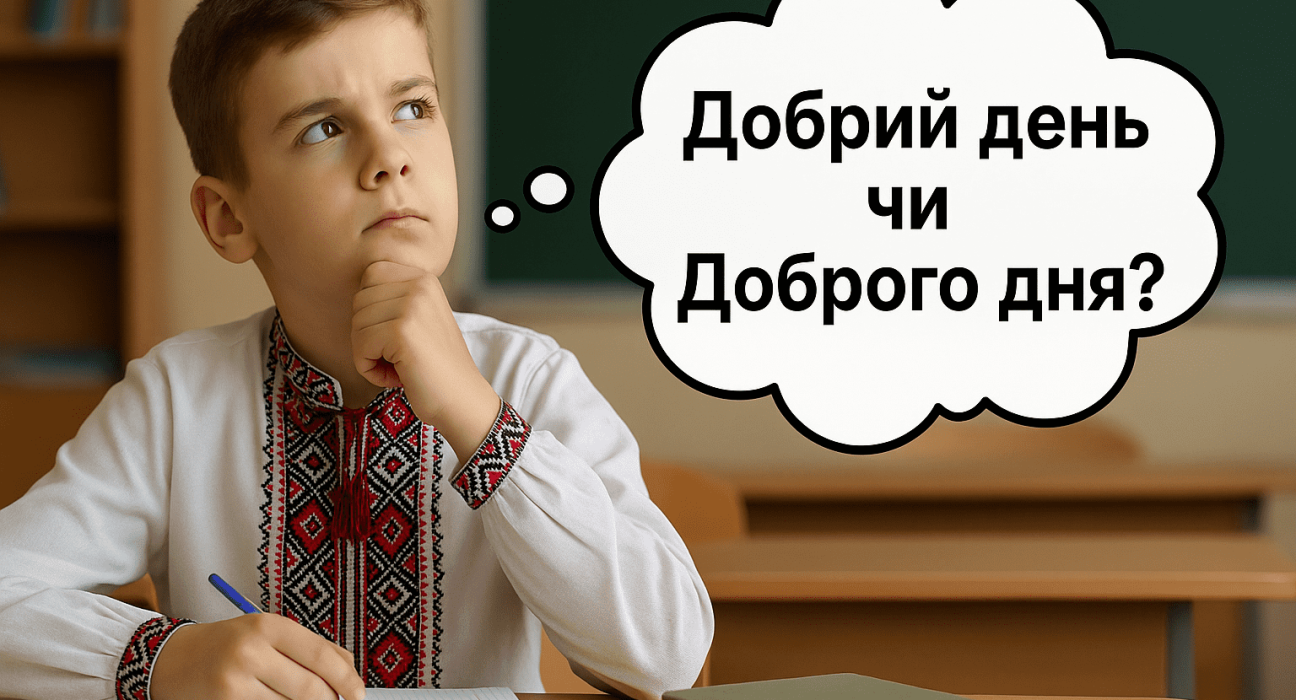 Яке привітання є правильним: «добрий день» чи «доброго дня»? Мовознавці пояснюють норму української мови, традиції й походження обох формул.