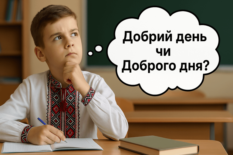 Яке привітання є правильним: «добрий день» чи «доброго дня»? Мовознавці пояснюють норму української мови, традиції й походження обох формул.