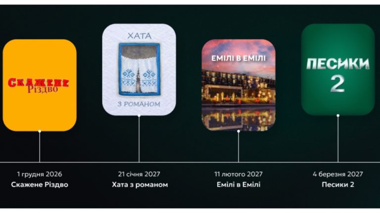 FILM.UA анонсувала гучні прем’єри на 2026–2027 роки: що побачать глядачі
