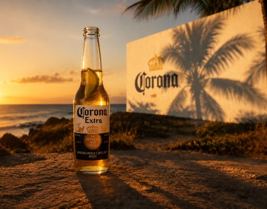 Corona створила рекламу, яку треба встигнути побачити: ефект триває лише кілька хвилин і з’являється лише під час заходу сонця