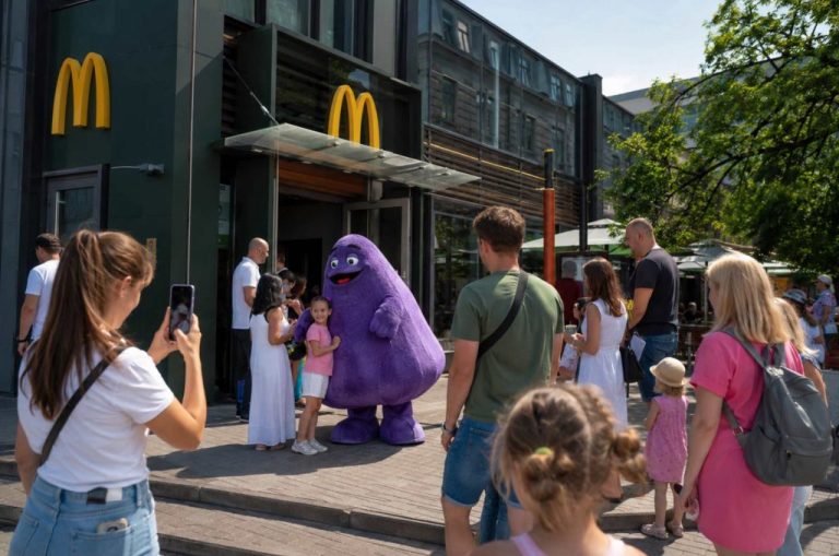 McDonald’s запустив тур «Гримаса»: де і коли можна побачити персонажа у Києві, Дніпрі, Одесі та Львові