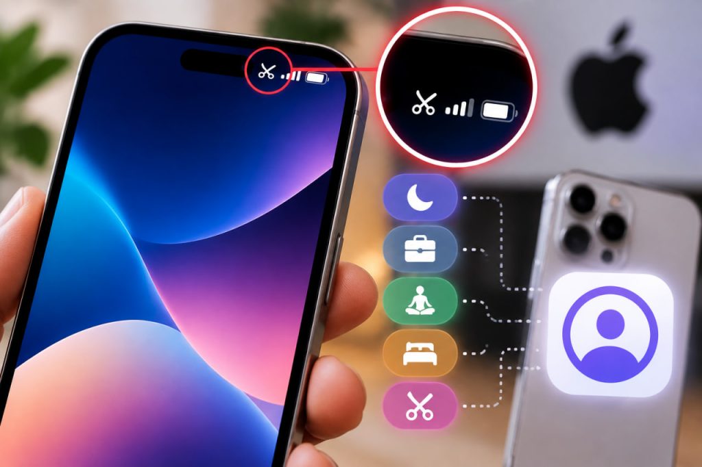 Загадковий значок із ножицями на iPhone: що означає символ і як увімкнути приховане налаштування